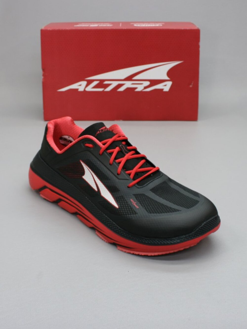 Altra Men's 11.5 Duo Black Red Road Running Zero Drop Shoes Sneakers AFM1838F-6